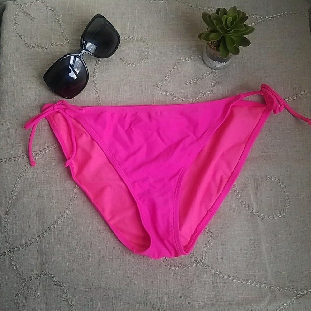 OP Hot Pink String Bikini Bottom Size 11/13 NWOT